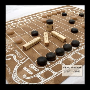 Viking board games DALDOS / SAHKKU and HNEFATAFL. Three Complete Games. Plus Free domestic shipping