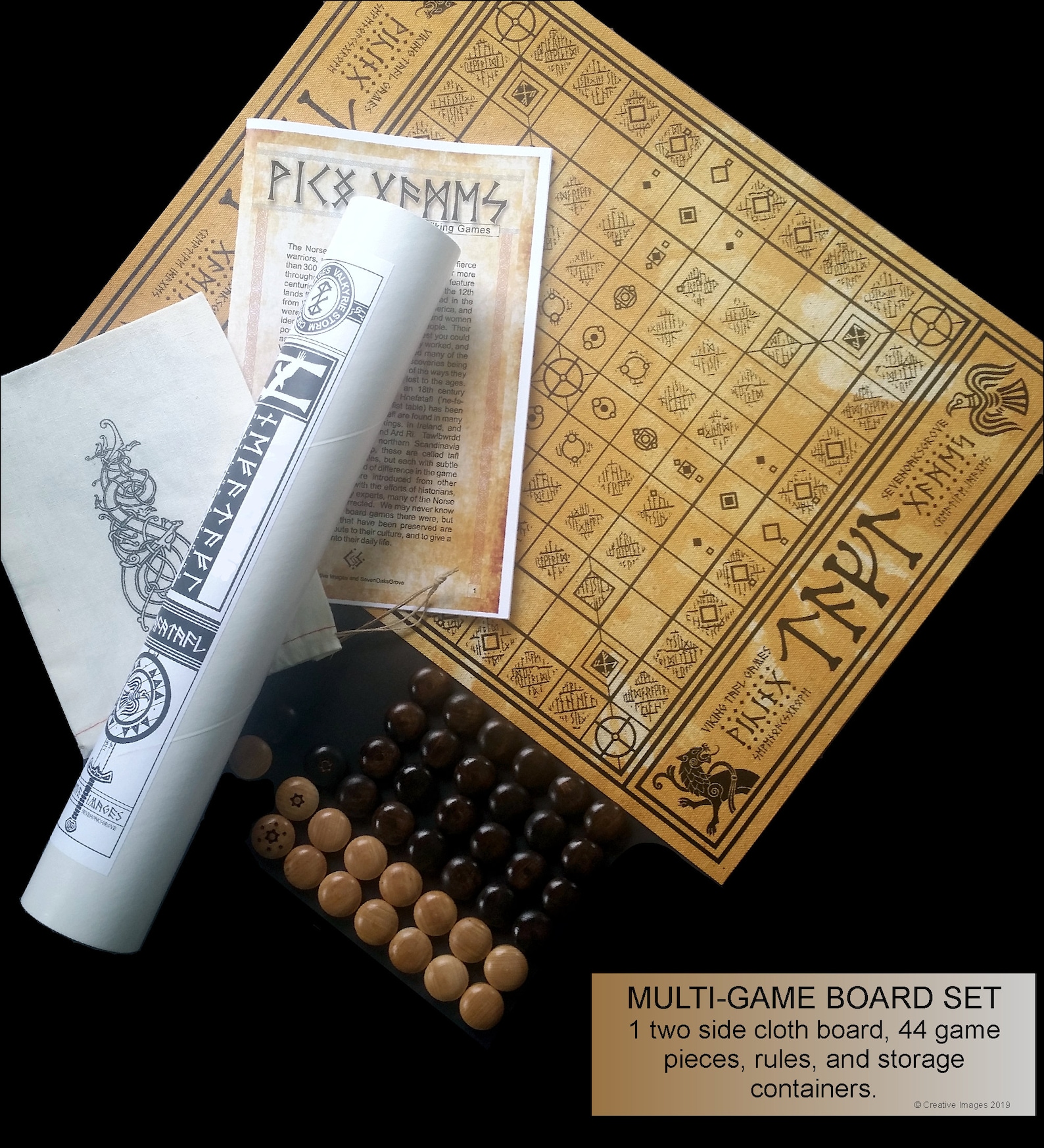 VIKING TAFL GAMES Cinq jeux tafl Hnefatafl sur une planche Etsy