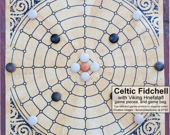 Celtic Fidchell with Viking Hnefatafl
