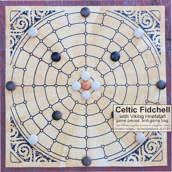 Celtic Fidchell with Viking Hnefatafl