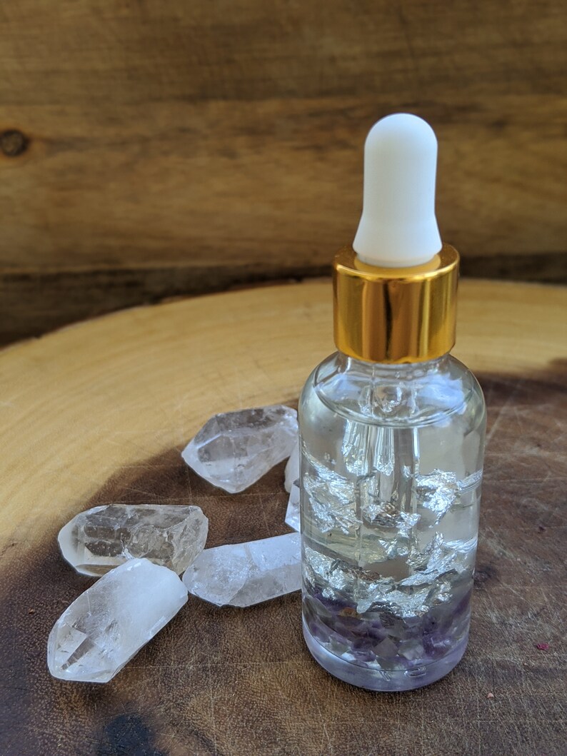 Nightmare Banishing Oil, Amethyst Lavender Perfume Oil image 3