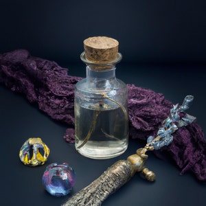 Nightmare Banishing Oil, Amethyst Lavender Perfume Oil image 1