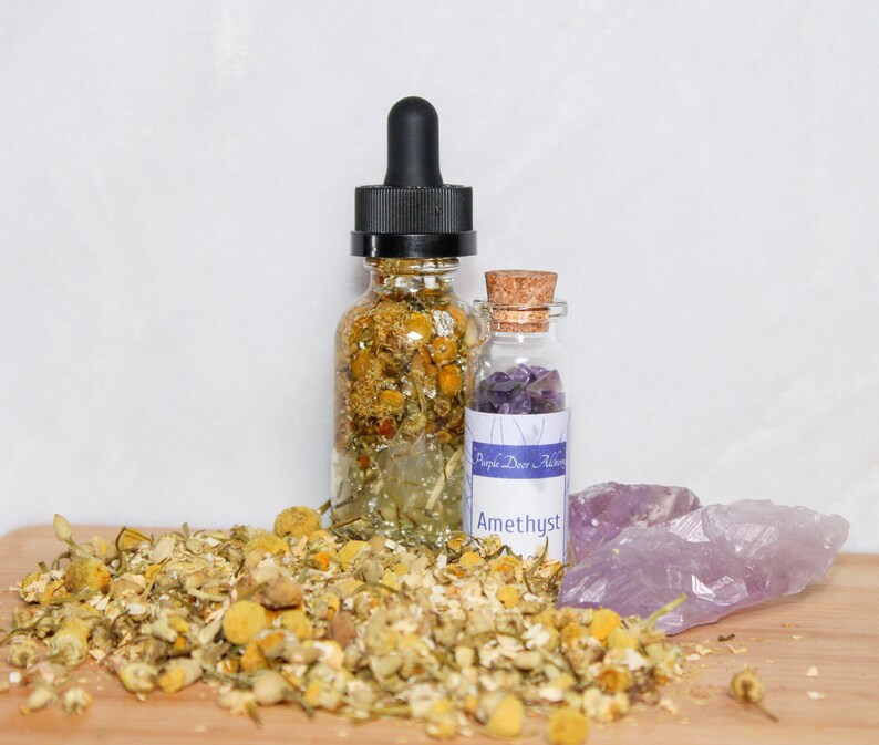 Anxiety Stone Set, Calming Oil, Balance Stones image 2