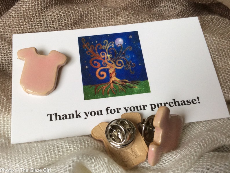 Ceramic Pins Babysuit Pins Baby Girl Pins Baby Boy Pins Etsy