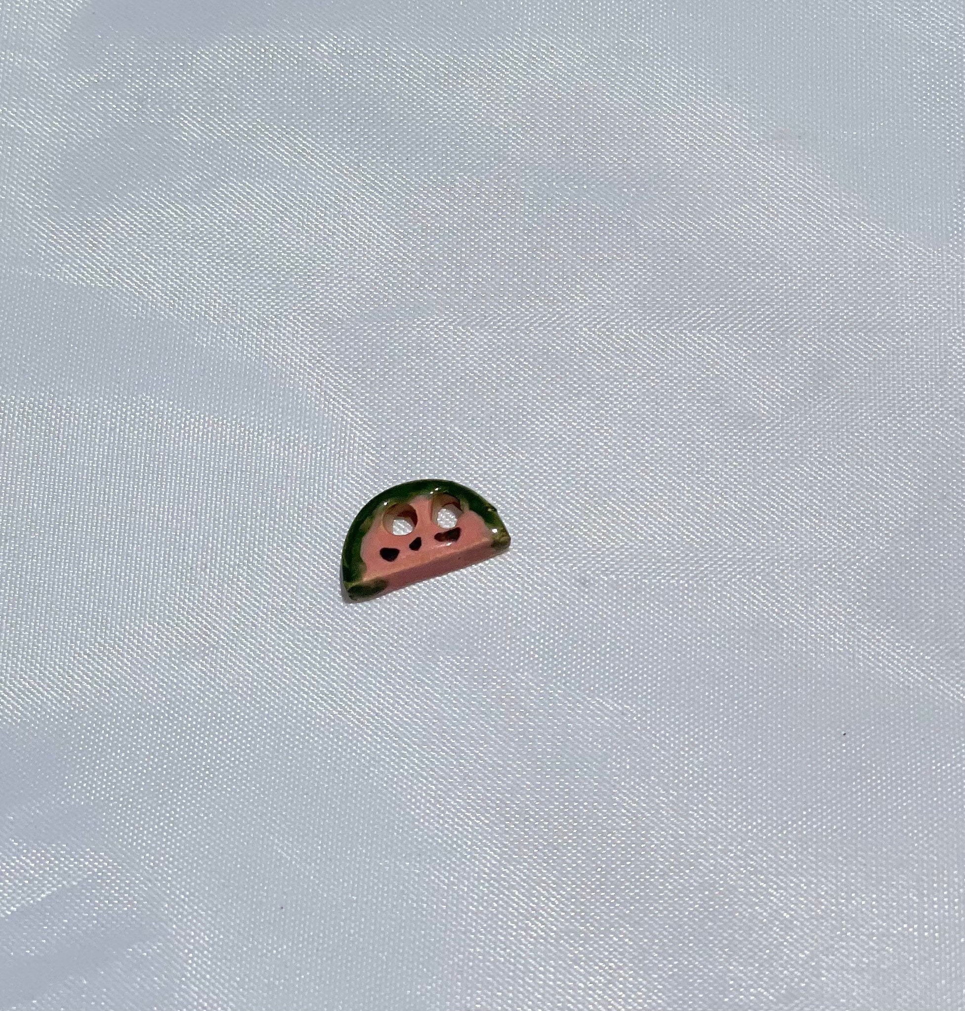 Watermelon Buttons Watermelon Buttons Different Sizes Available, Ceramic Buttons - Sold ...