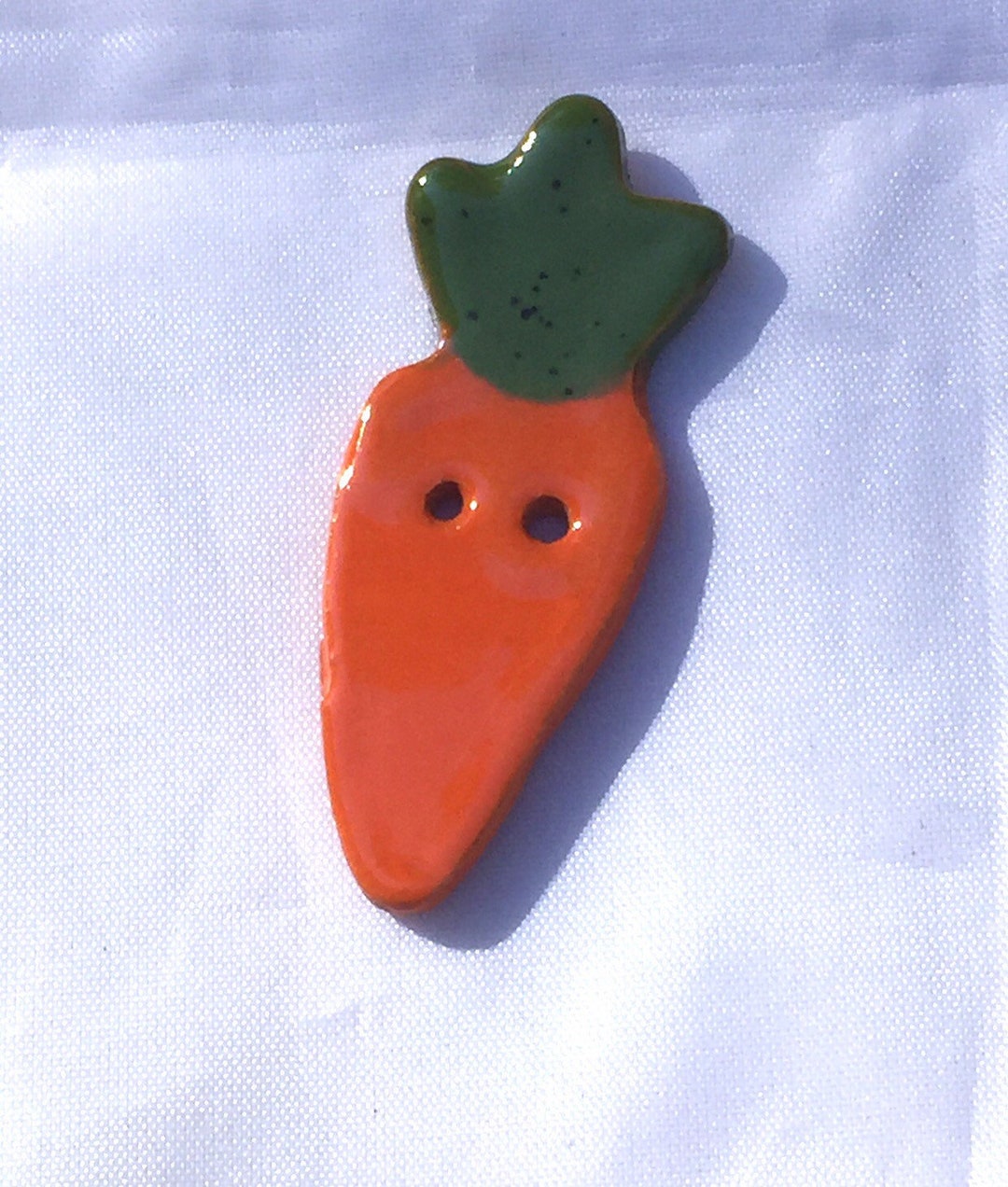 Ceramic Buttons - Carrot Button - Sold Individually - Etsy