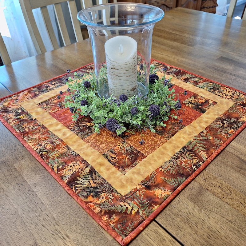 Quilted Table Topper - Etsy