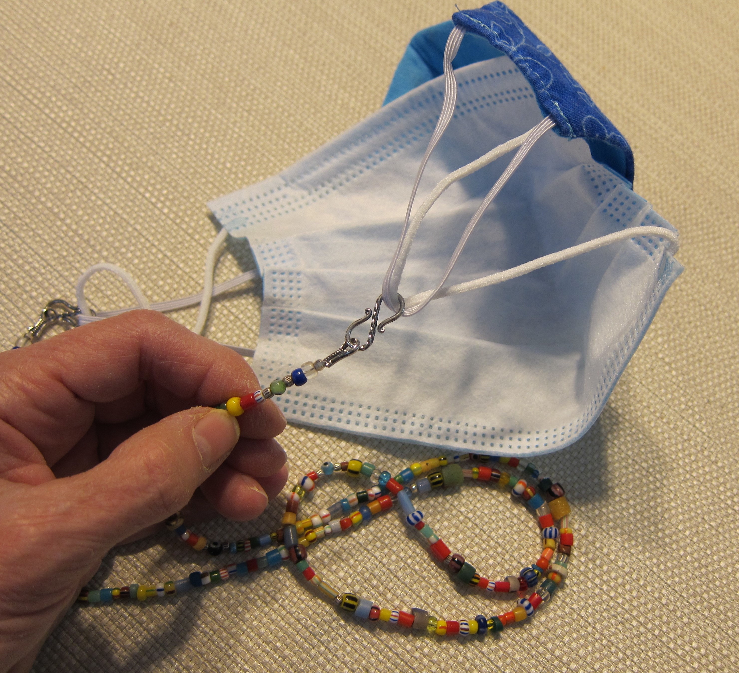 Mask LanyardBeaded Mask Lanyard 28 Inch Mask Lanyard Etsy