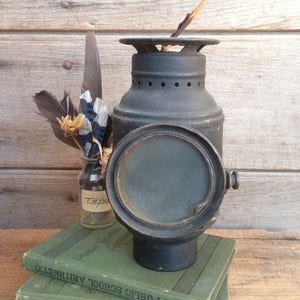 Dietz Automobile Carriage Lamp , Antique Lantern , Antique Automotive Collectible