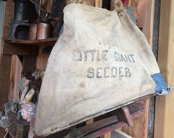 Early 1900s “Little Giant” Seeder – Rustic Farmhouse Collectible