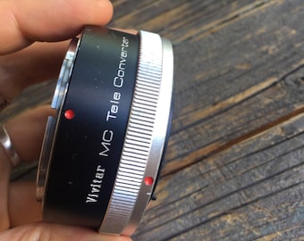 Vivitar Camera Lens MC Tele Converter 2X-4  |  Camera Accessory