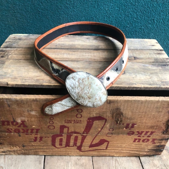Size 32 vintage western genuine leather belt il_fullxfull.6370201553_jotz.jpg main image 4