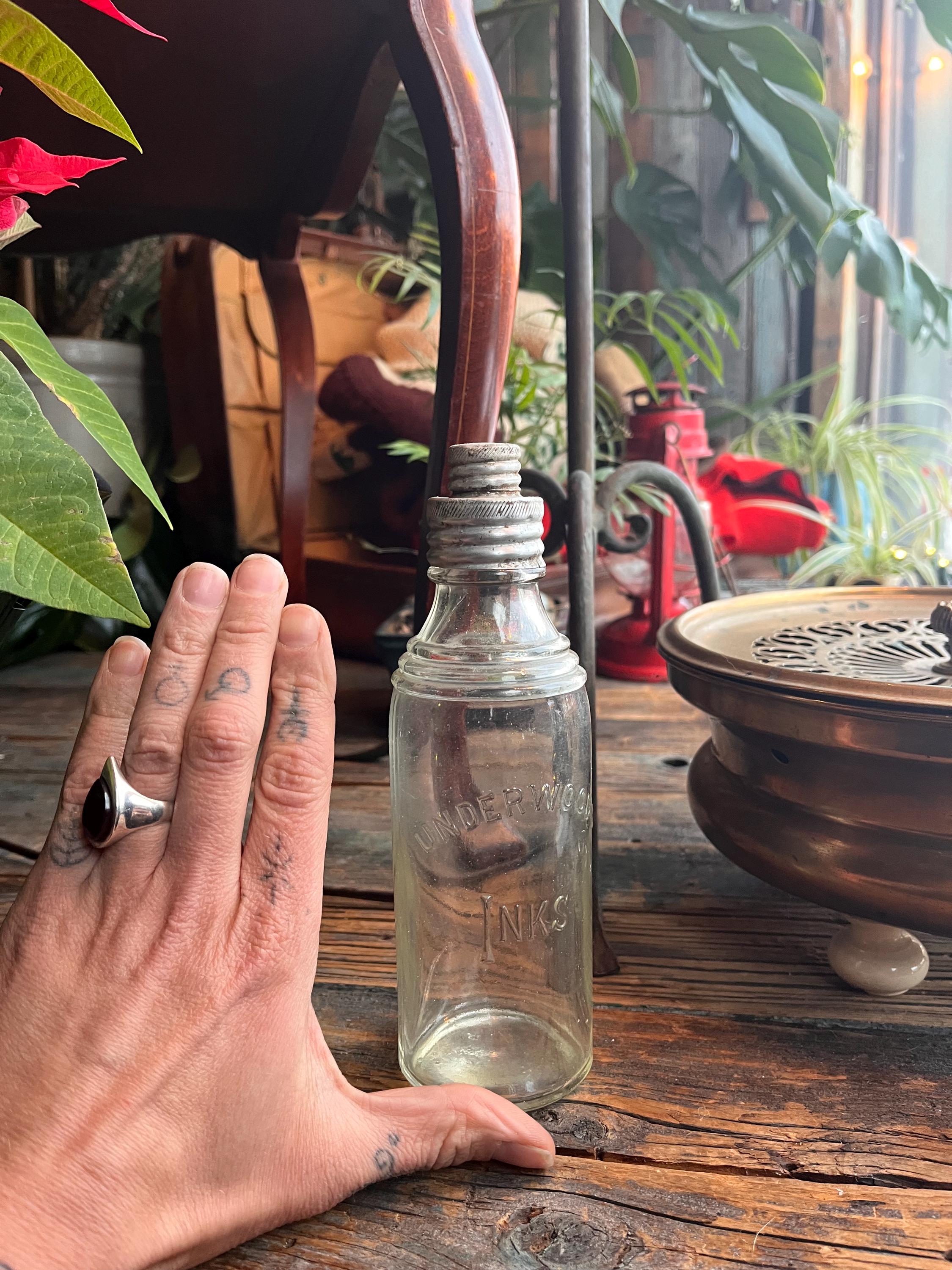 Antique 1910s Underwood Ink Bottle – Collectible Writer's Gift - Etsy