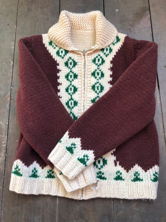 Celtic Knit Sweater || Hand Knit Sweater || Wool … - image 8