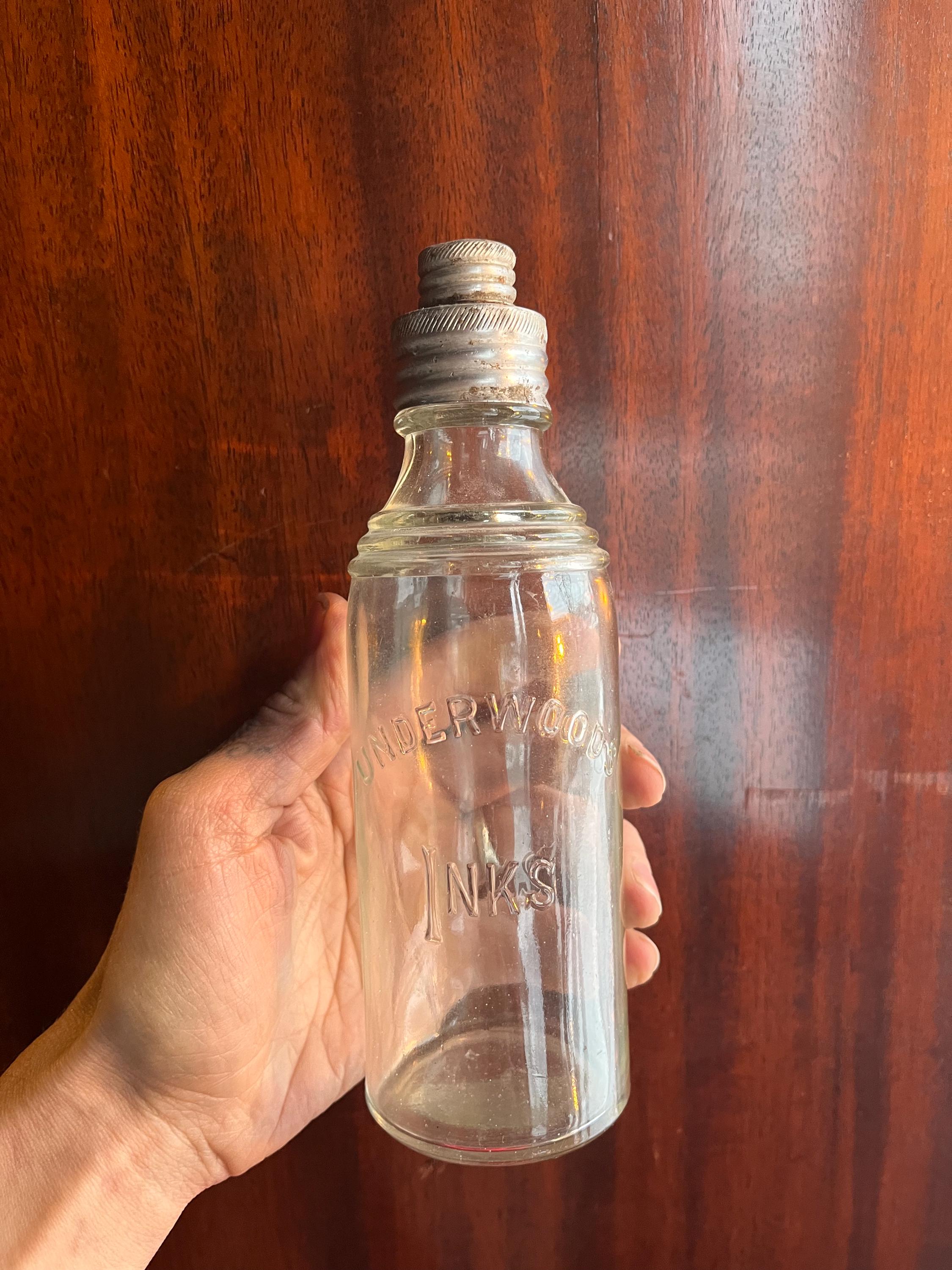 Antique 1910s Underwood Ink Bottle – Collectible Writer's Gift - Etsy
