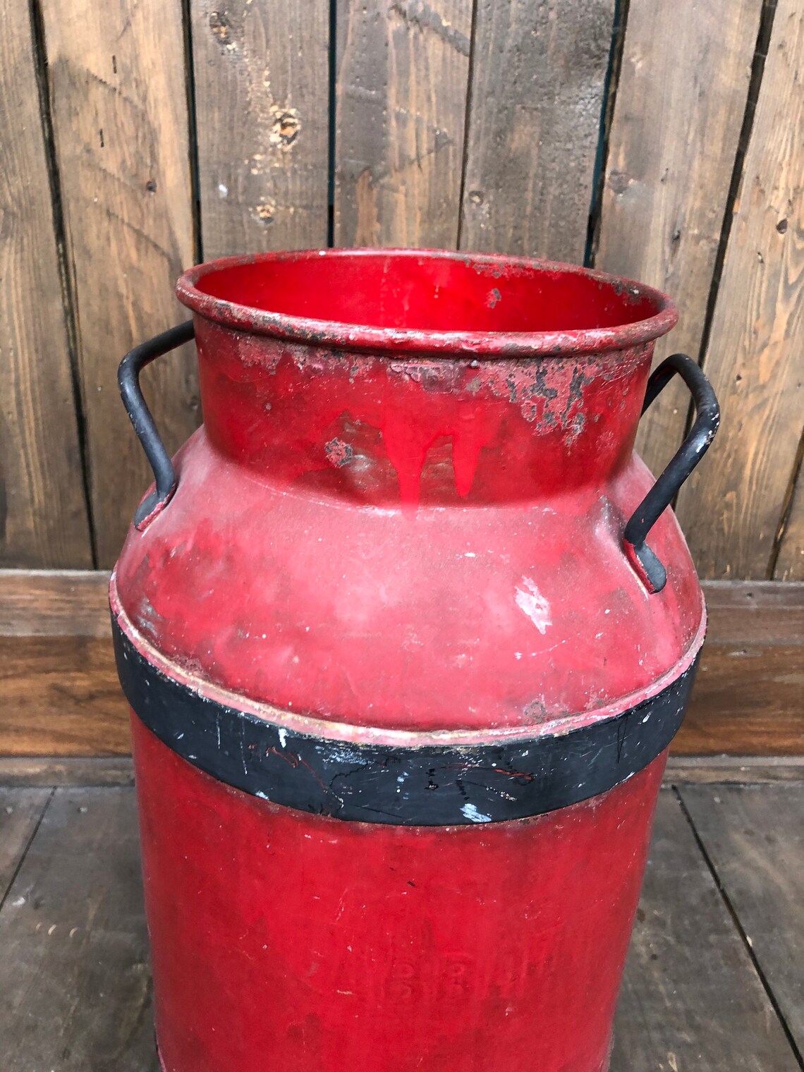 Vintage Milk Jug Americana Metal Milk Canister Milk Etsy