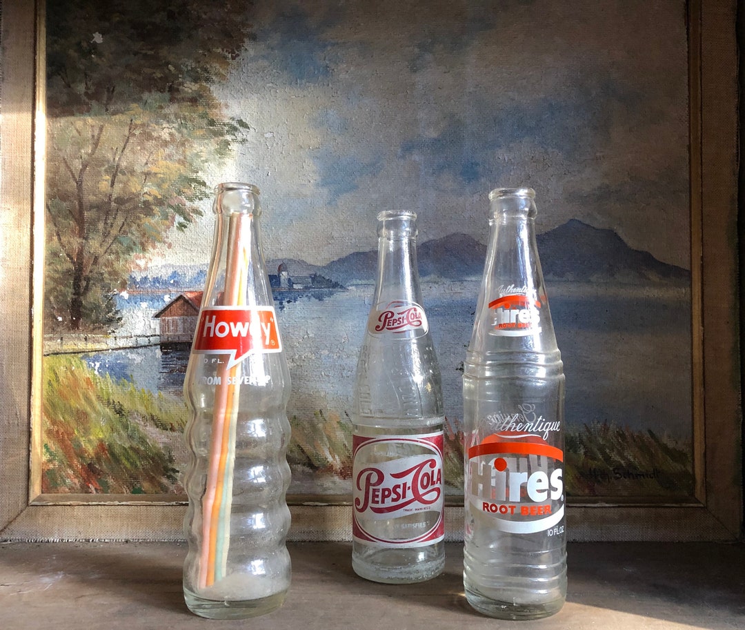 Soda Pop Bottle Collection Pepsi Cola Bottle Howdy Pop Etsy
