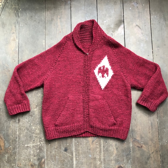 Vintage Hand Knit Sweater || Knit Sweater || Knit