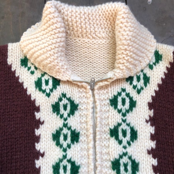 Celtic Knit Sweater || Hand Knit Sweater || Wool … - image 2