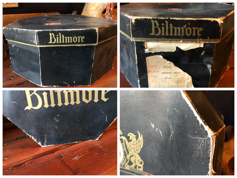Biltmore Hat Box Biltmore Panama Hat Rainway Golf Hat Etsy