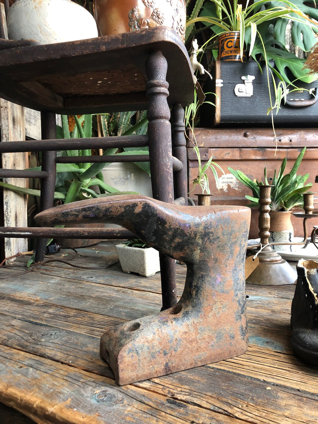 Bootmaker Anvil Antique Cast Iron Shoemaker’s Anvil – Industrial Vintage Decor - Etsy