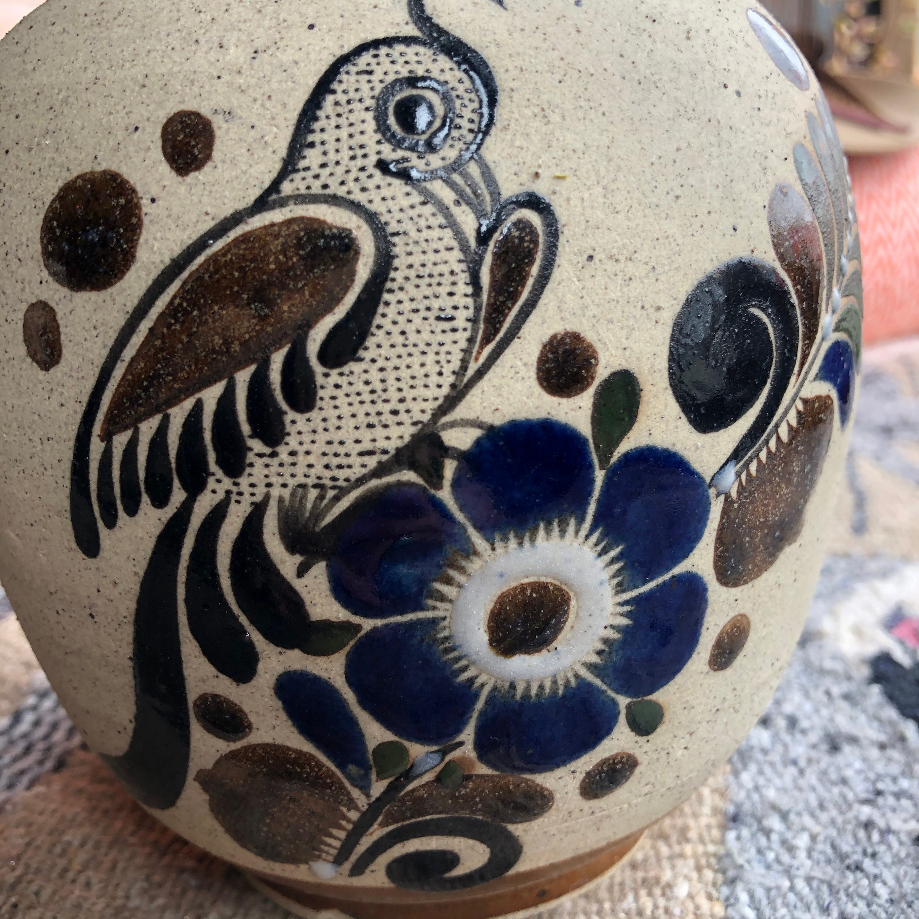 Mexican Sand Art Sand Art Vase Sand Art Ceramic Vase Etsy