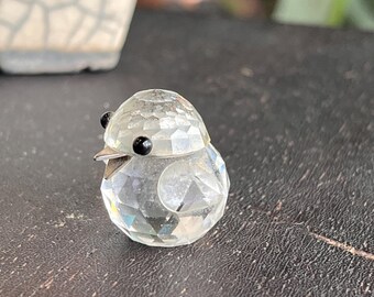 希少　スワロフスキー　クリスタル　スズメの置物 スワロフスキークリスタル ミニ スズメの置物 - マックス・シュレック