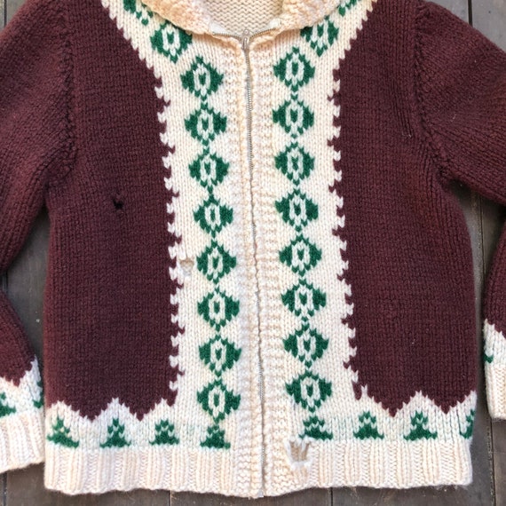 Celtic Knit Sweater || Hand Knit Sweater || Wool … - image 3