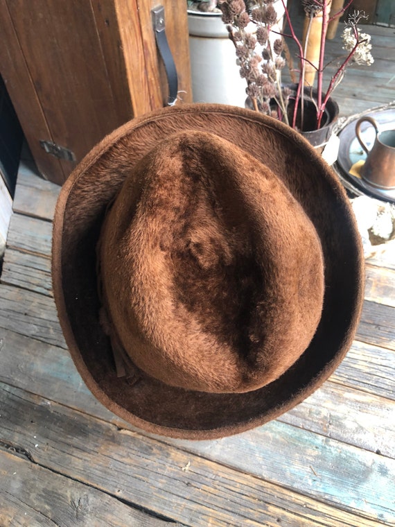 Stetson Canadian Beaver Felt Fedora ||Vintage Ste… - image 6