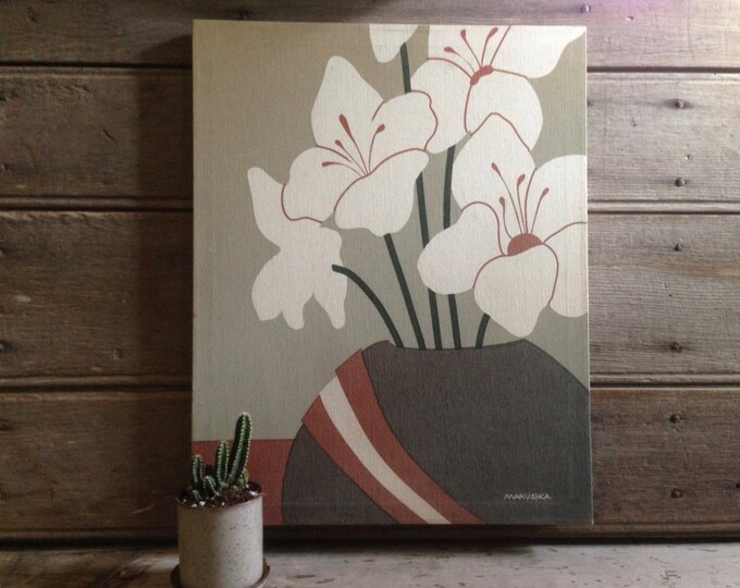 Marushka Screen Print / Fabric Screen Print / Vintage Screen Etsy