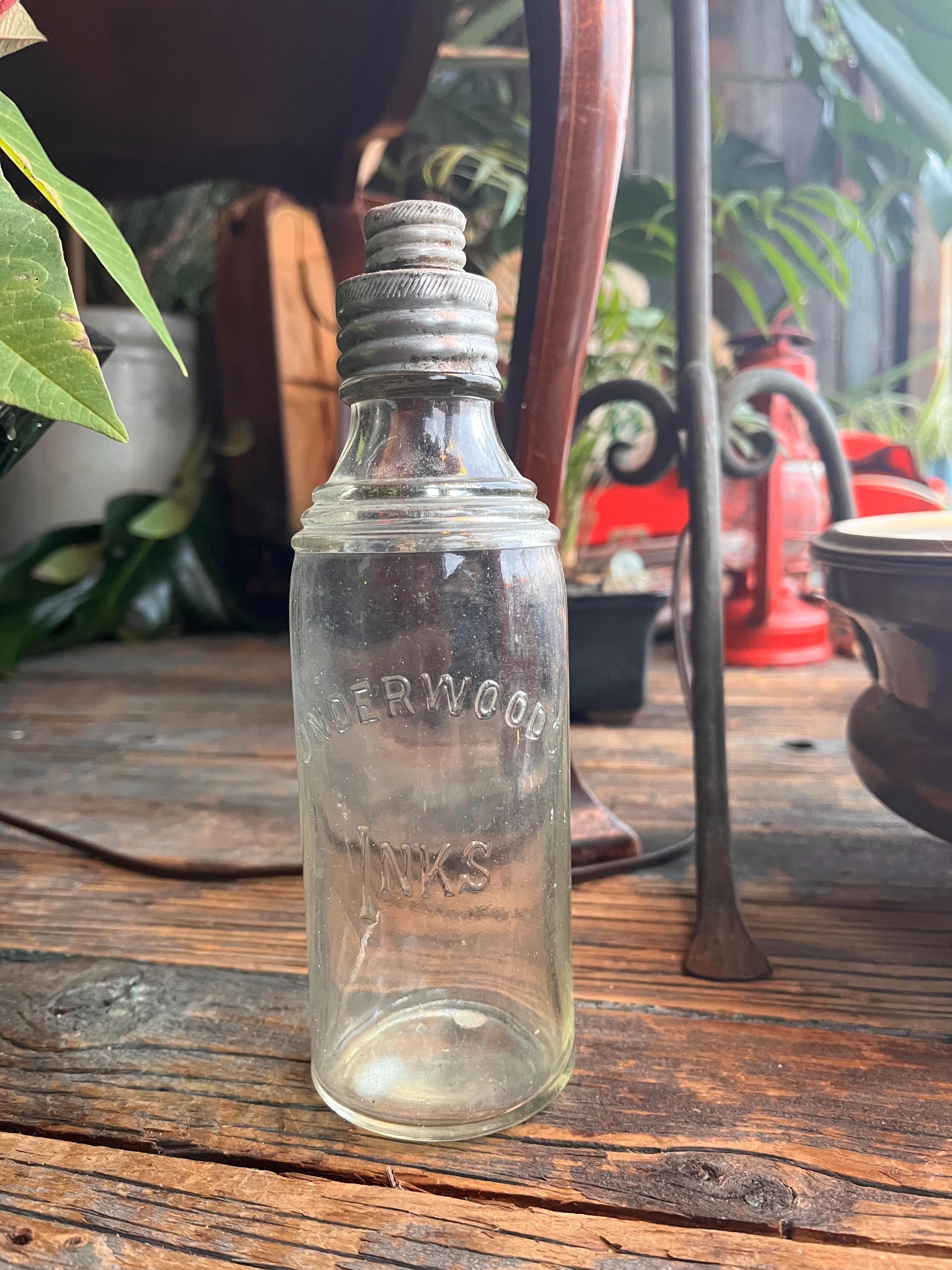 アンティーク雑貨 Underwood Antique 1910s Underwood Ink Bottle – Collectible Writer's Gift - Etsy