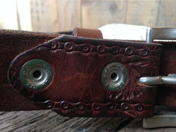 indian motorcycle leather belt