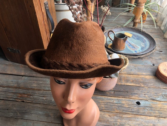 Stetson Canadian Beaver Felt Fedora ||Vintage Ste… - image 4