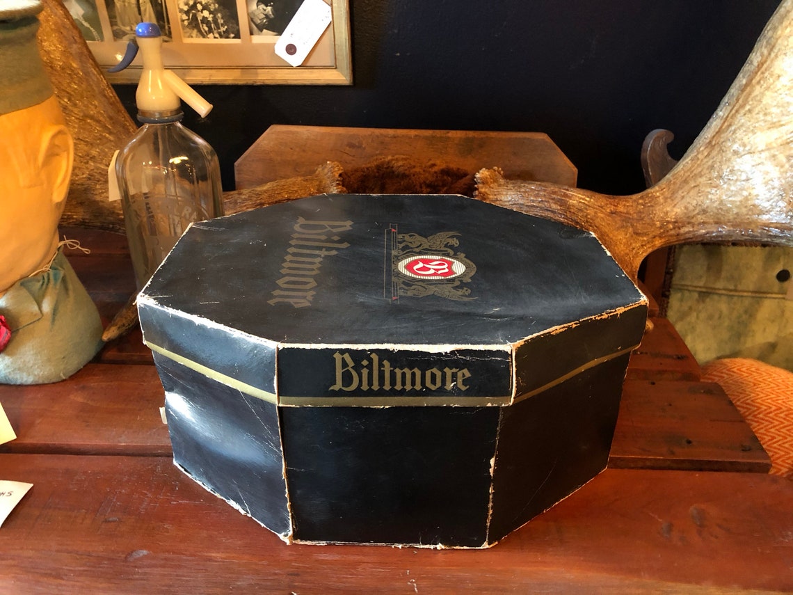 Biltmore Hat Box Biltmore Panama Hat Rainway Golf Hat Etsy