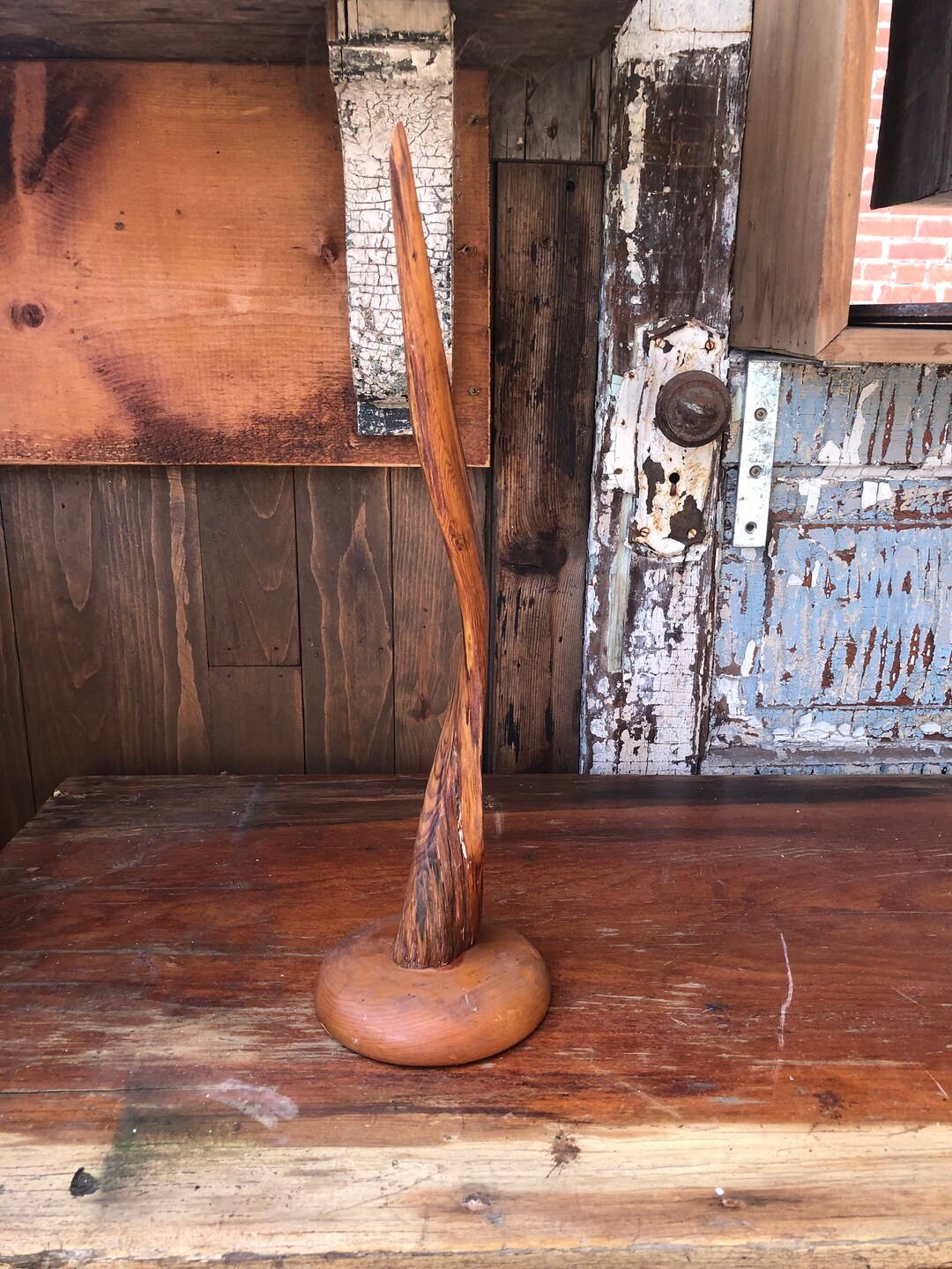 Wooden Minimal Art Sculpture Minimalist Wood Sculpture Etsy