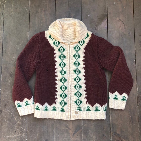 Celtic Knit Sweater || Hand Knit Sweater || Wool … - image 1