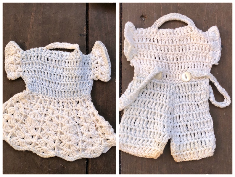 Hand Crocheted Pot Holders 1940s Pot Holders Clothing Pot Holders Country Kitchen