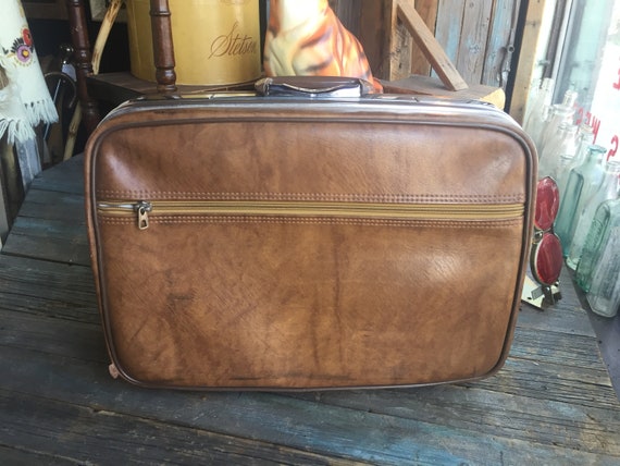 Vintage Soft Sided Suitcase on Wheels. — Southside Allstars