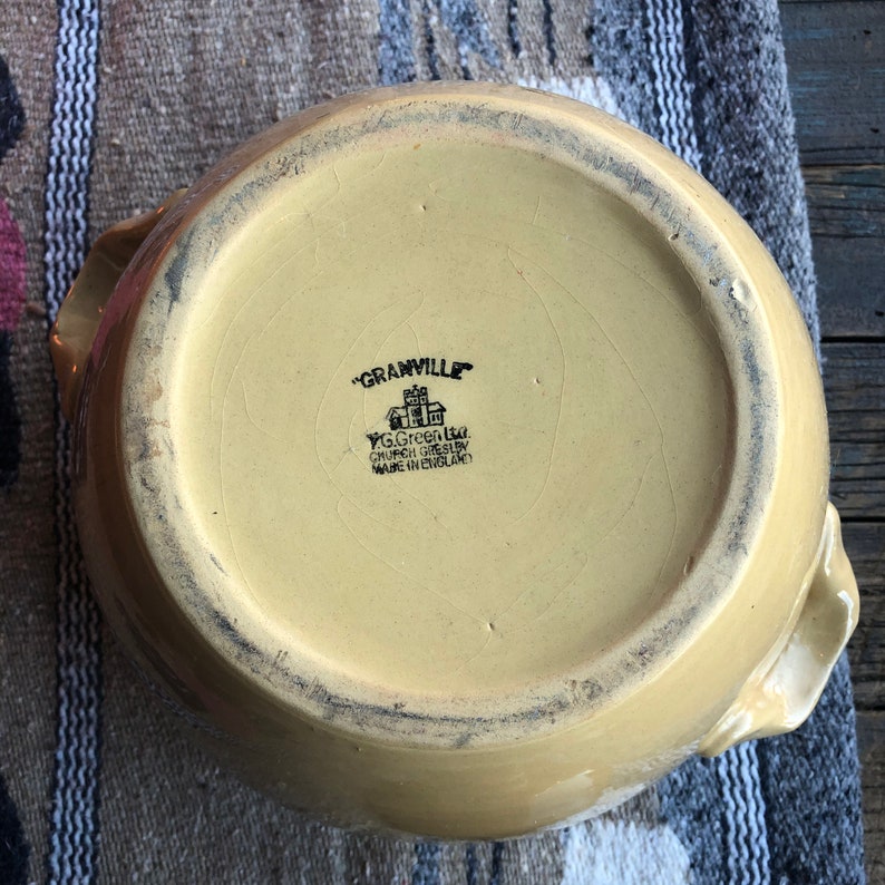 T.G. Green England Pottery Crock Tureen Stoneware Tureen Etsy