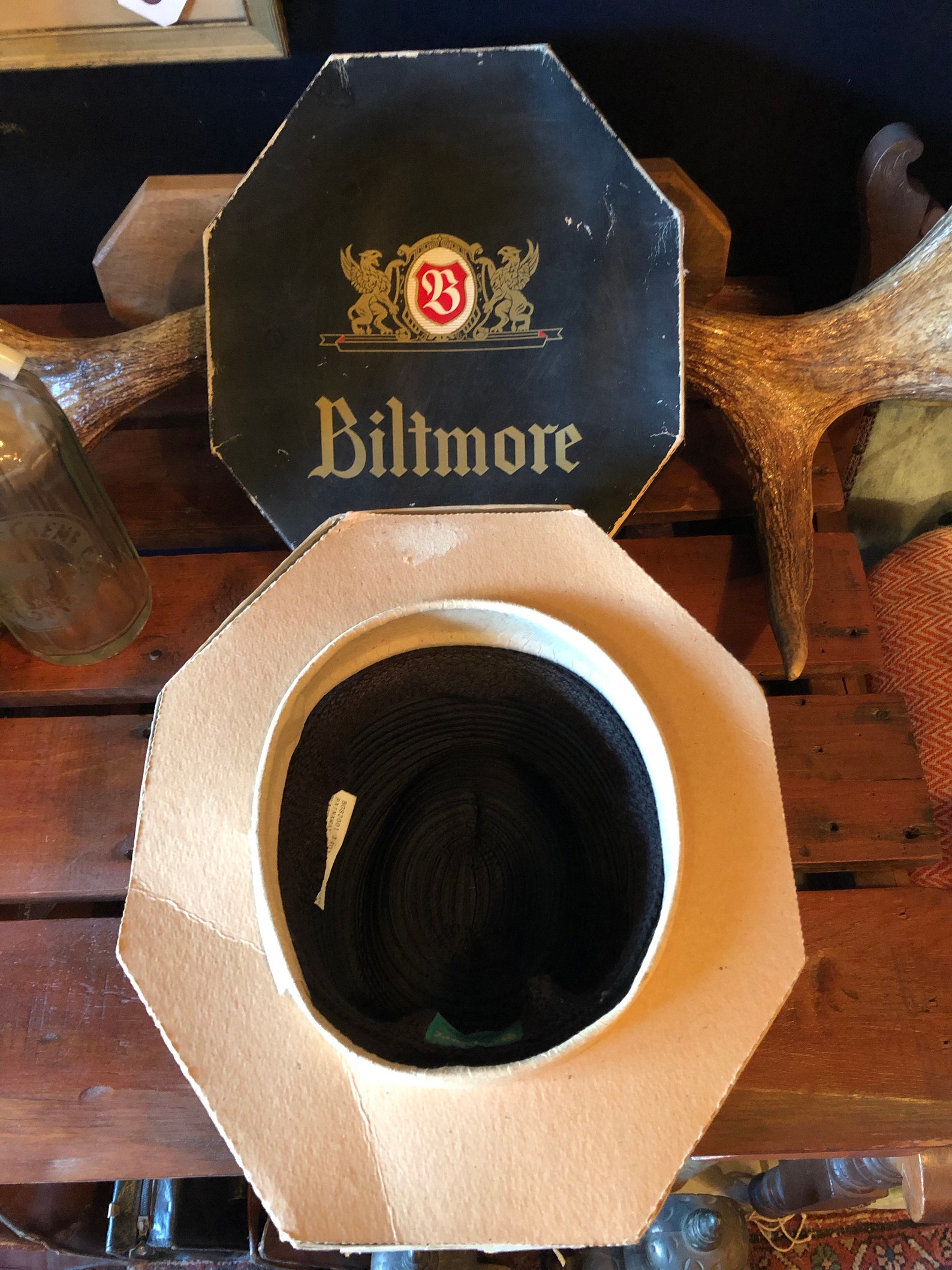 Biltmore Hat Box Biltmore Panama Hat Rainway Golf Hat Etsy