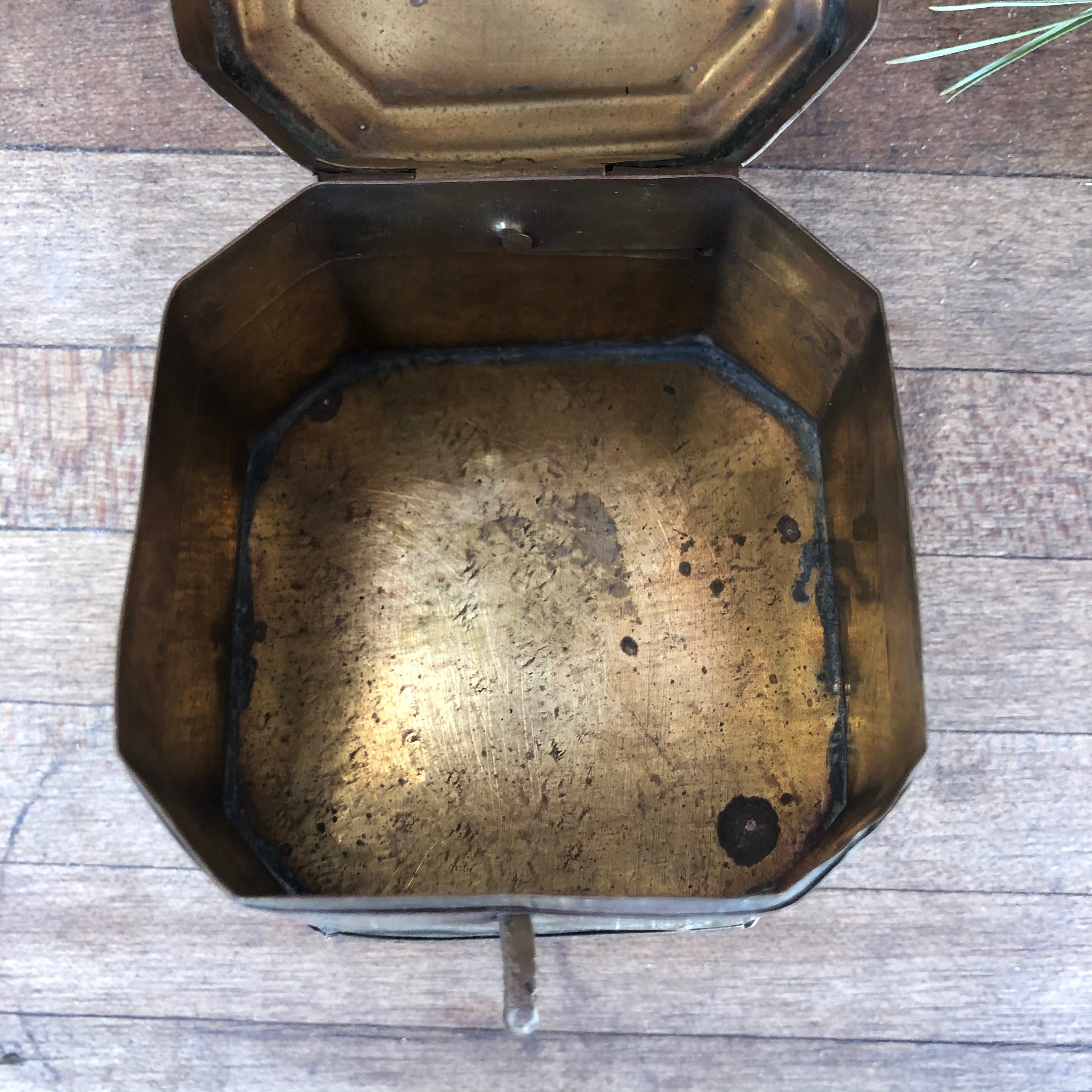 Mid Century Brass Cricket Box Brass Keepsake Box made in | Etsy