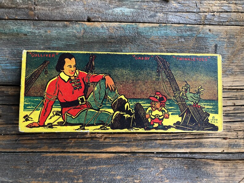 Gullivers Travels Pencil Box Gullivers Travels Collectible Etsy