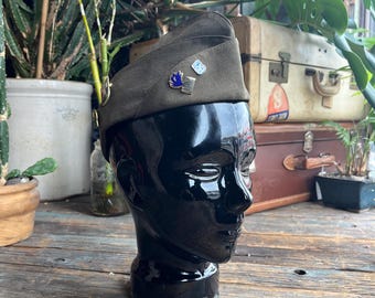 Military WW2 US Army Garrison Cap - Armored Hat (Size 56) - Etsy 日本