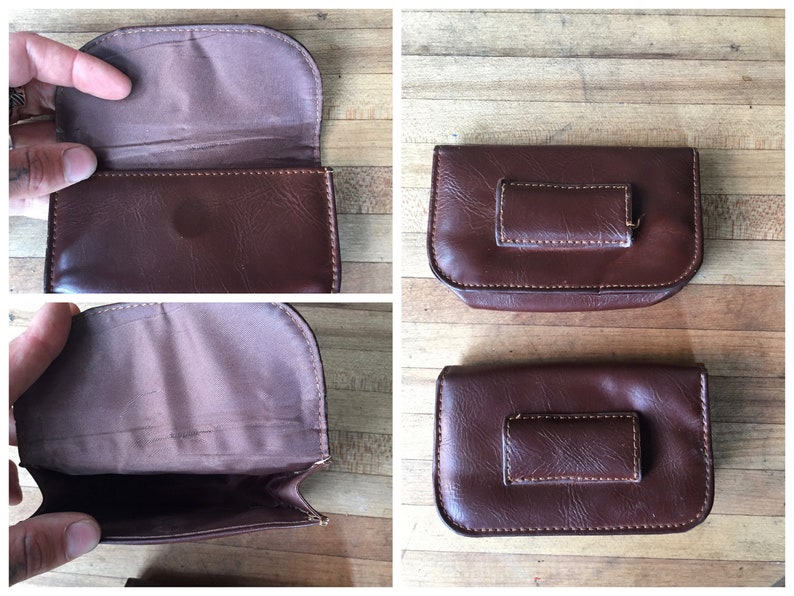 Vintage Belt Pouch Leather Belt Pouch Belt Wallet Etsy