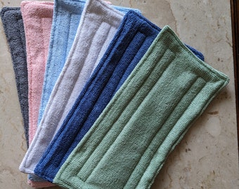 Washable Microfiber Floor Mop Pads - Price is for Two Pads