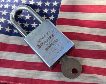 American Series 100 Padlock Hardened Steel Heavy Duty Industrial Lock