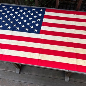 Rustic American Flag 50 Star American Flag 3 &#39; x 5&#39; Cotton Weathered and Wonderful (3)