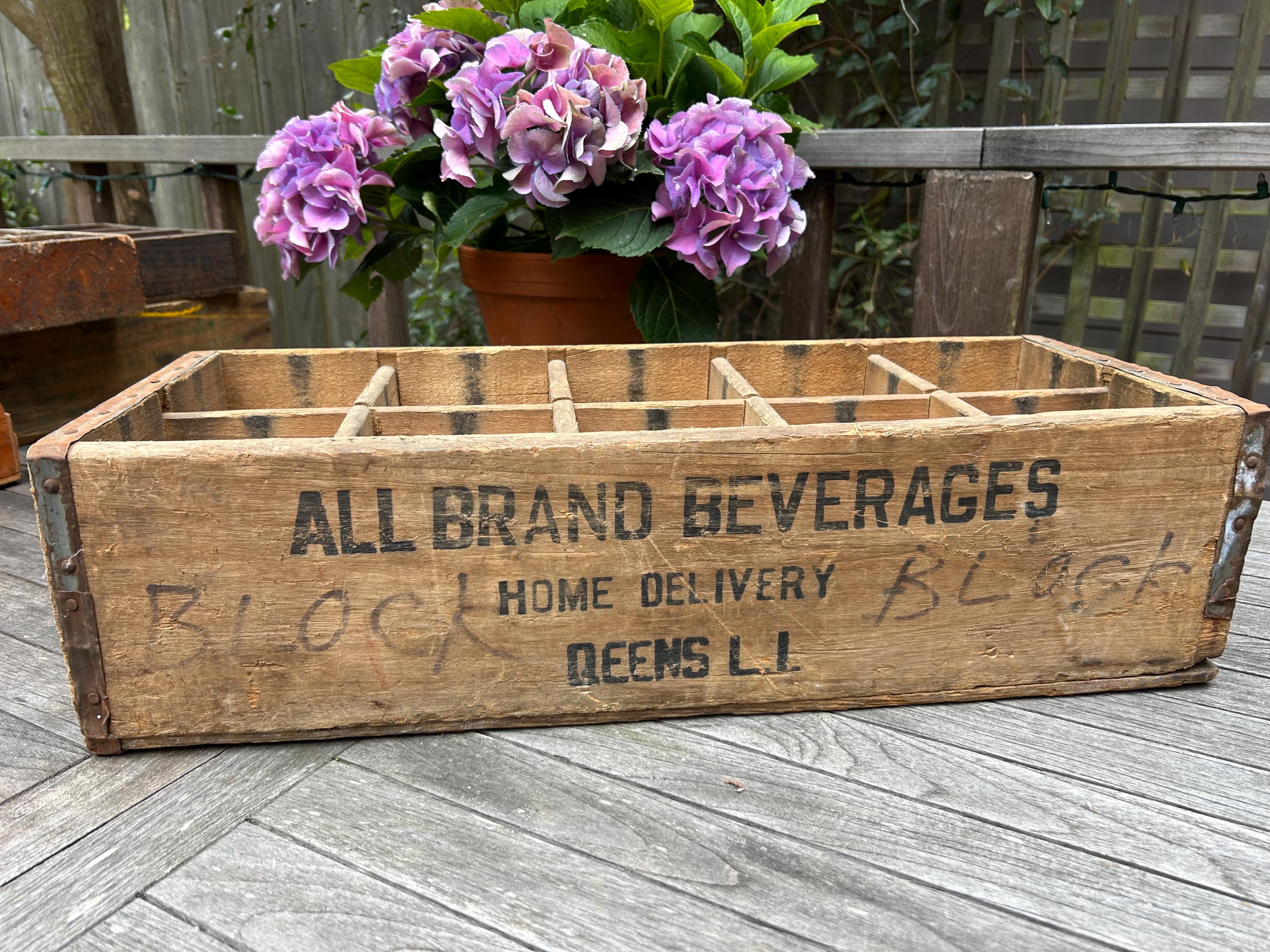 Antique Beverage Box - Etsy