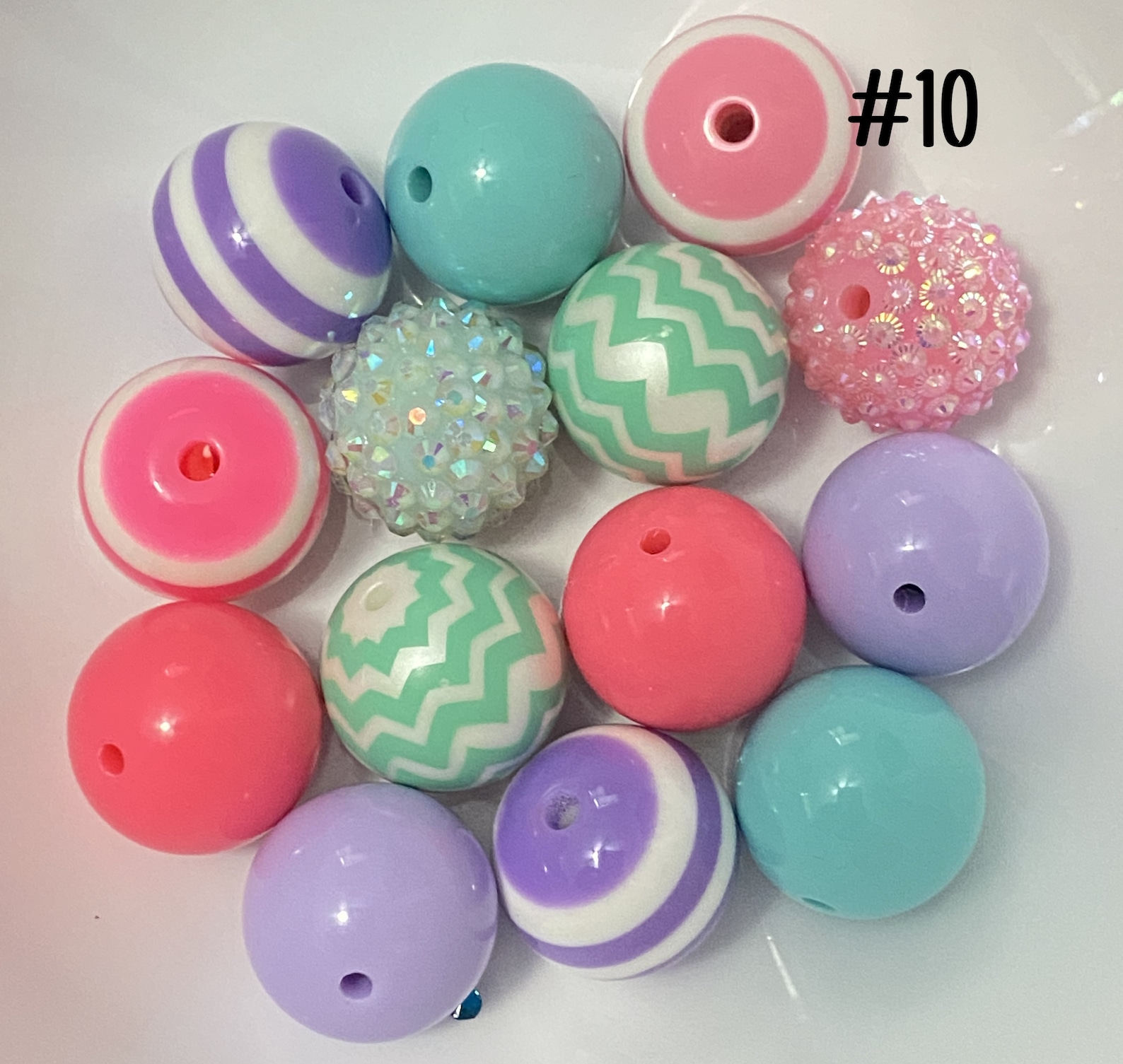 NEW Bubblegum Bead Kits // 14 20MM Beads in each Kit // All Etsy