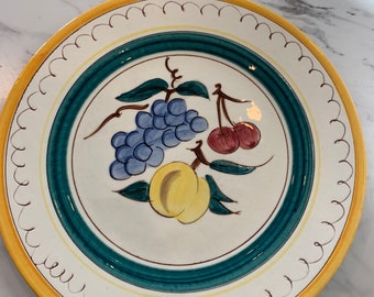 Stangl Sculptured Fruit 14 12 Oval Tidbit Tray